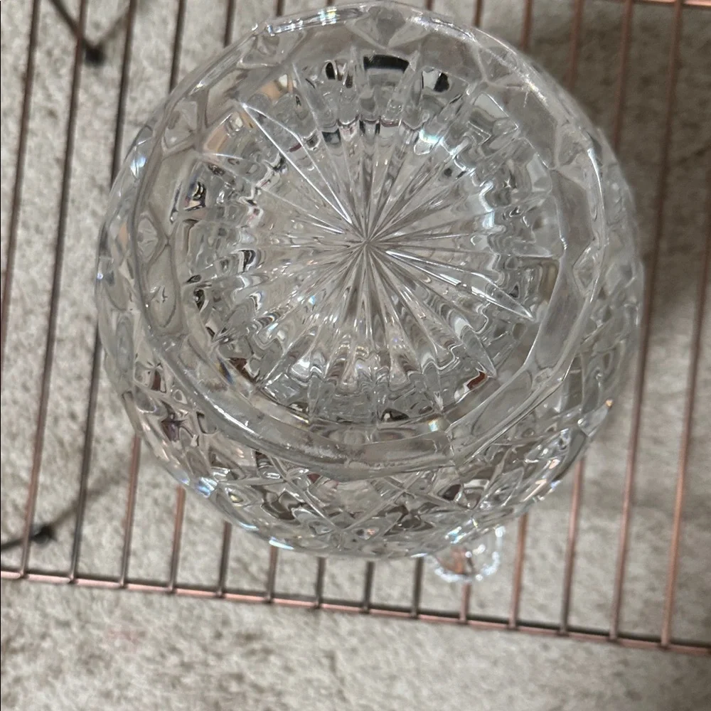Elegant Vintage Cut Crystal Vase